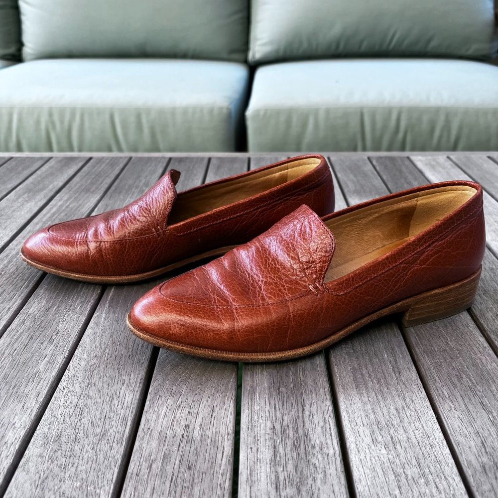 Madewell Brown Leather Loafers - Picture 3 of 10